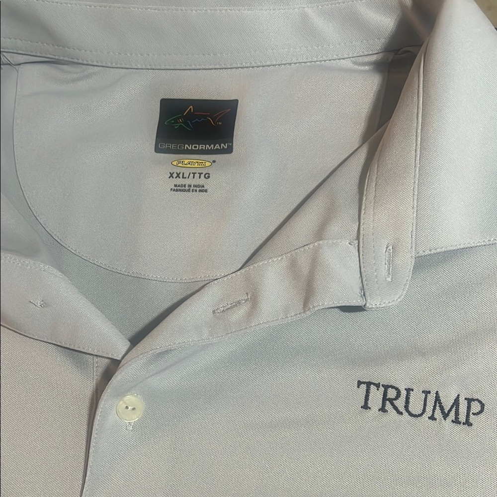 Greg Norman Collection White Polo Shirt